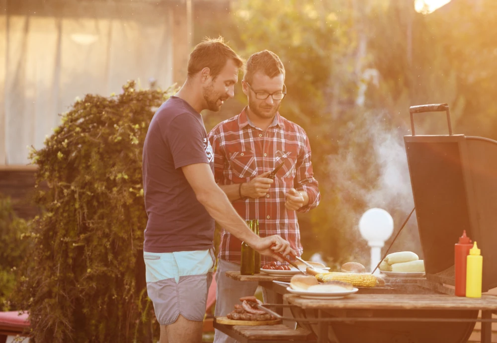 small outdoor barbecue grill